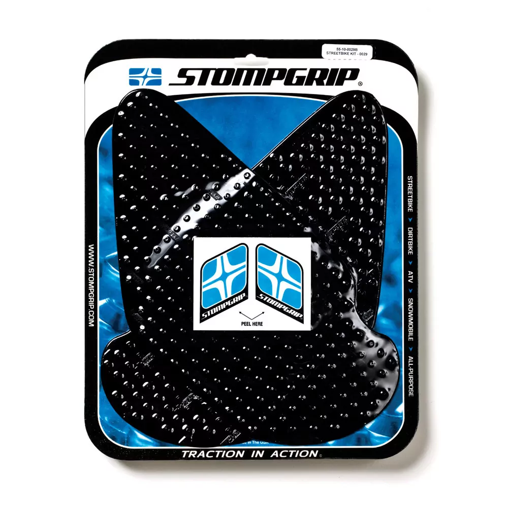Stompgrip Traction Pad Volcano für Kawasaki Ninja ZX-6R / RR 03-04 Schwarz