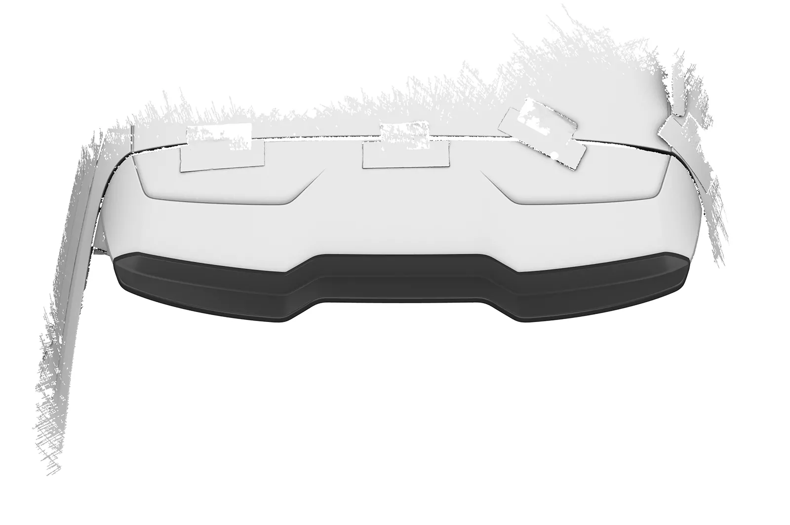 Heckflügel mit ABE für Audi RS3 8V Sportback HF109 Schwarz Strukturiert