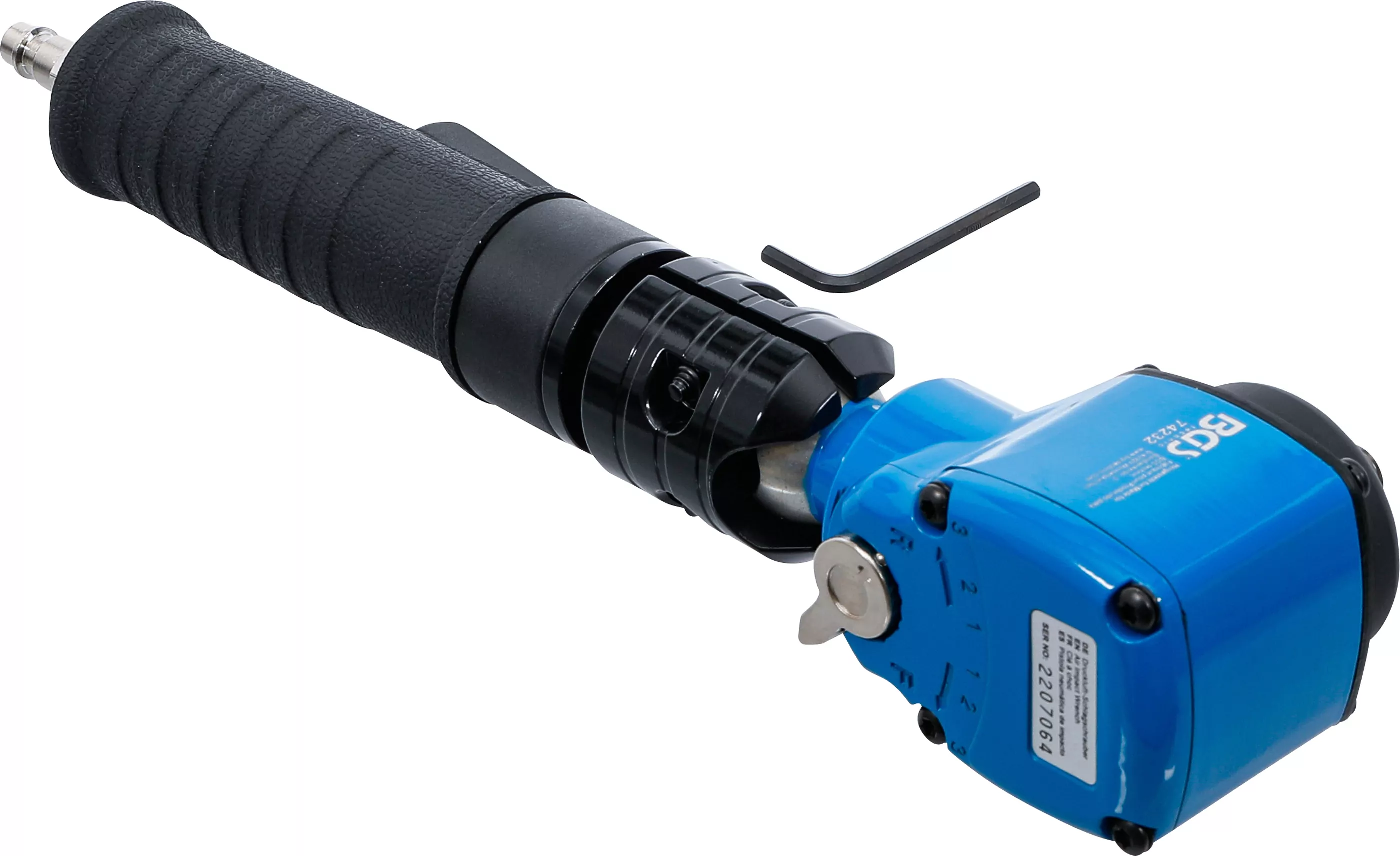 Druckluft-Schlagschrauber | abgewinkelt | mit dreh- und neigbarem Kopf | 12,5 mm (1/2") | 650 Nm