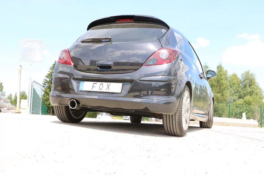 Opel Corsa D GSI  Endschalldämpfer quer Ausgang einseitig - 1x100 Typ 16