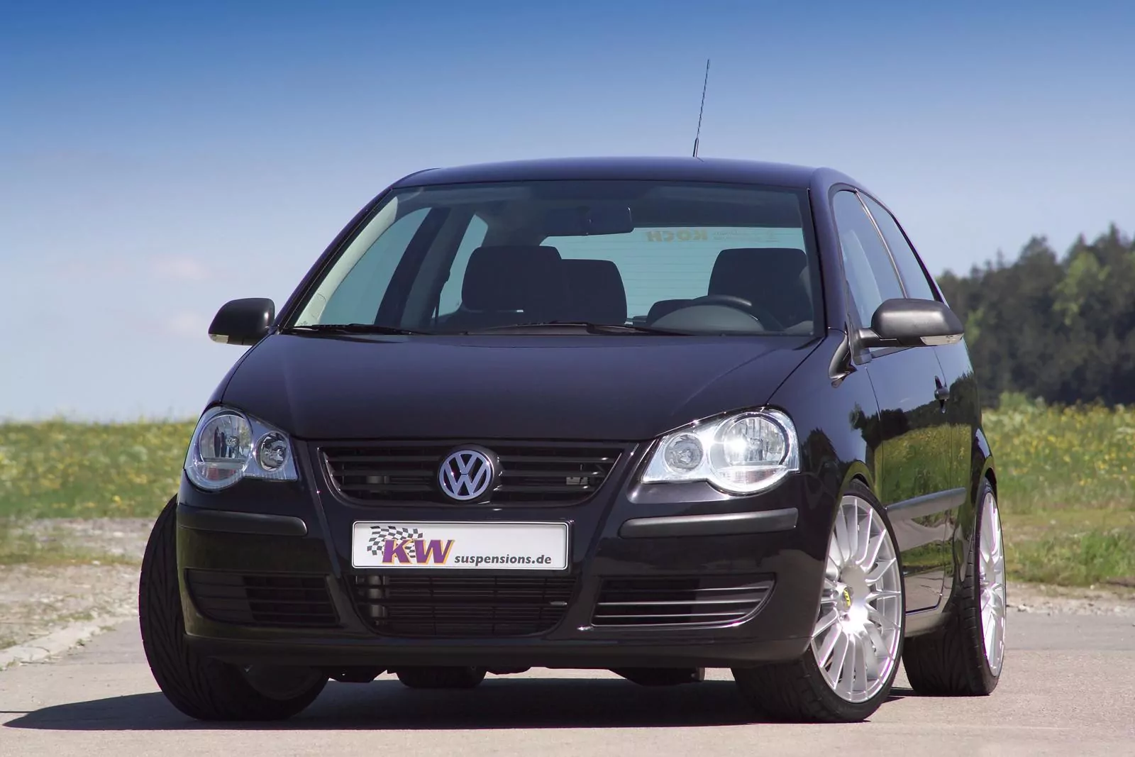 KW Gewindefahrwerk V1 inox VW POLO Stufenheck IV (9N, 9A4) 09/2002-