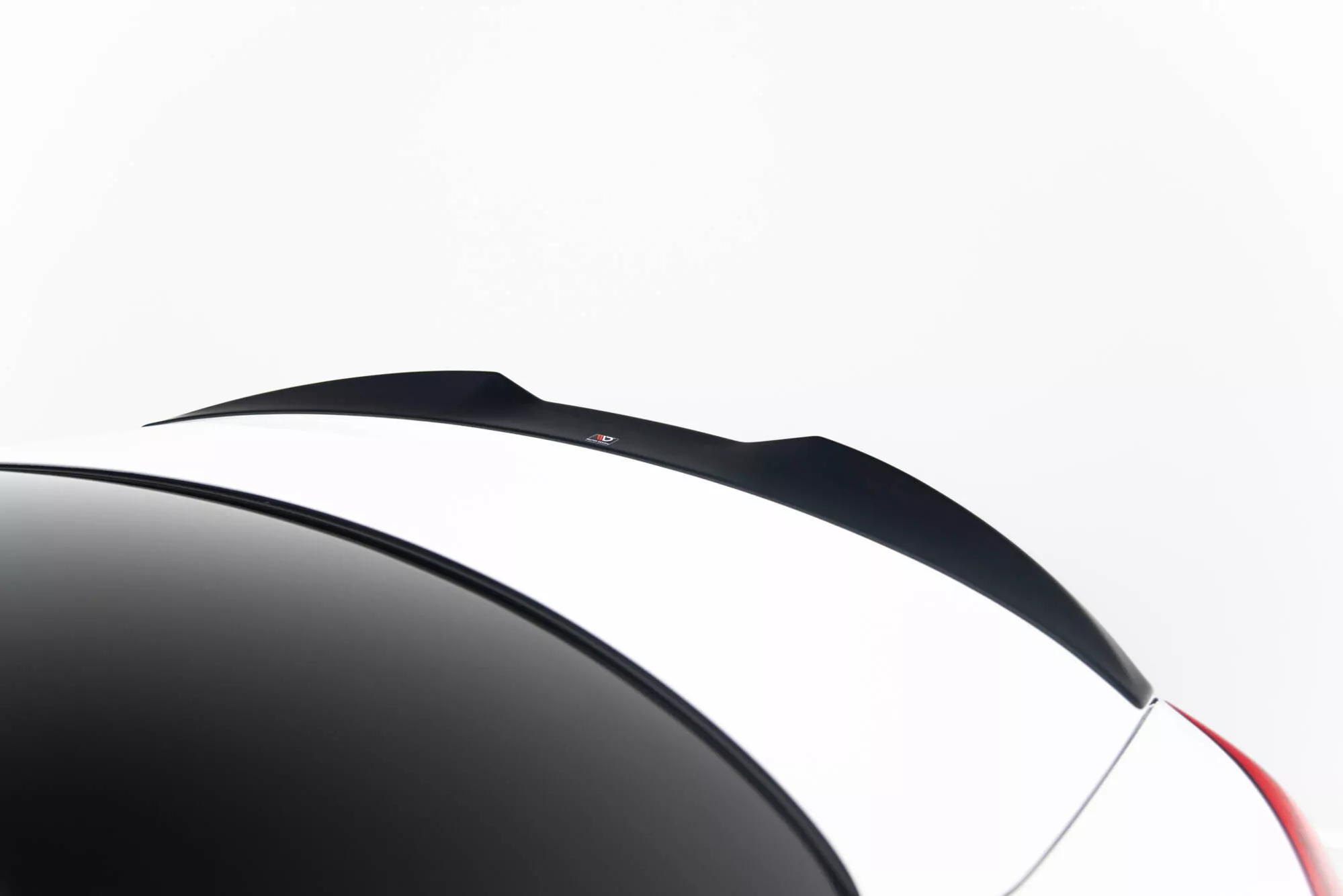 Spoiler CAP Für 3D Mercedes-Benz CLA Coupe C118 Facelift Schwarz Hochglanz