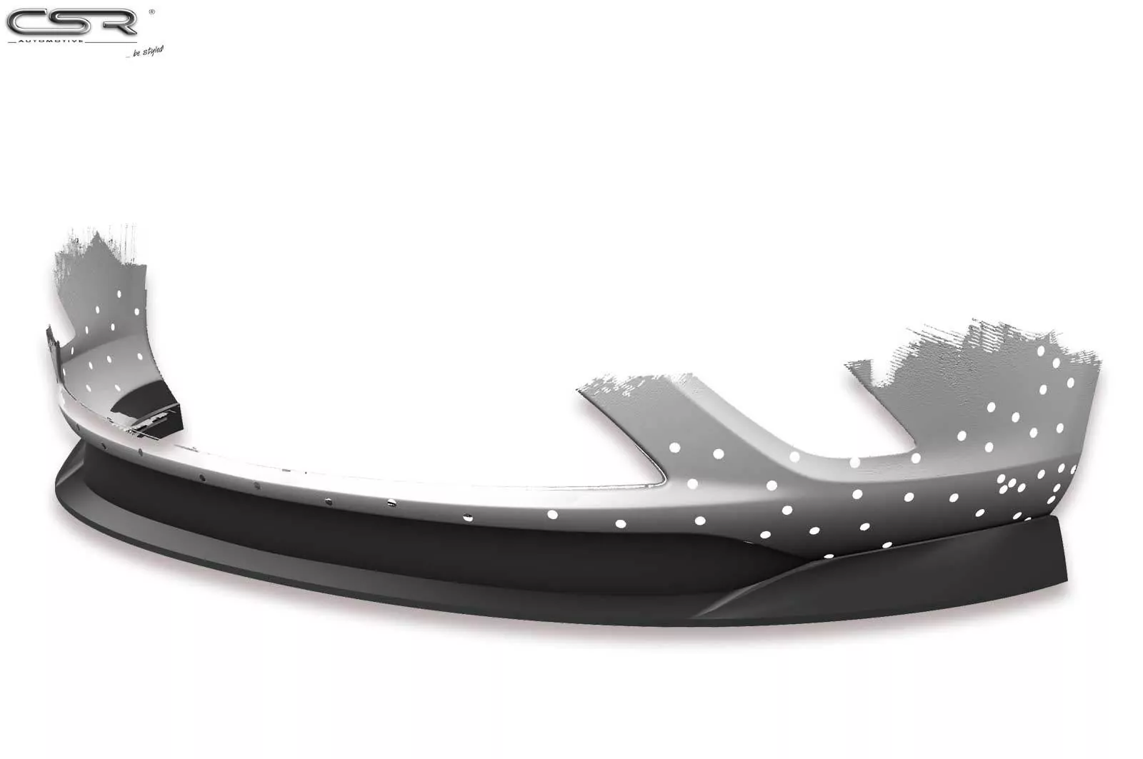 Cup-Spoilerlippe mit ABE für Opel Zafira C CSL326-M Carbon Look (matt)