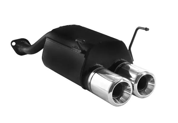 Ulter Sportauspuff für Honda Civic VII HATCHBACK 2002-2006 - 2 Endrohre Rund Ø100