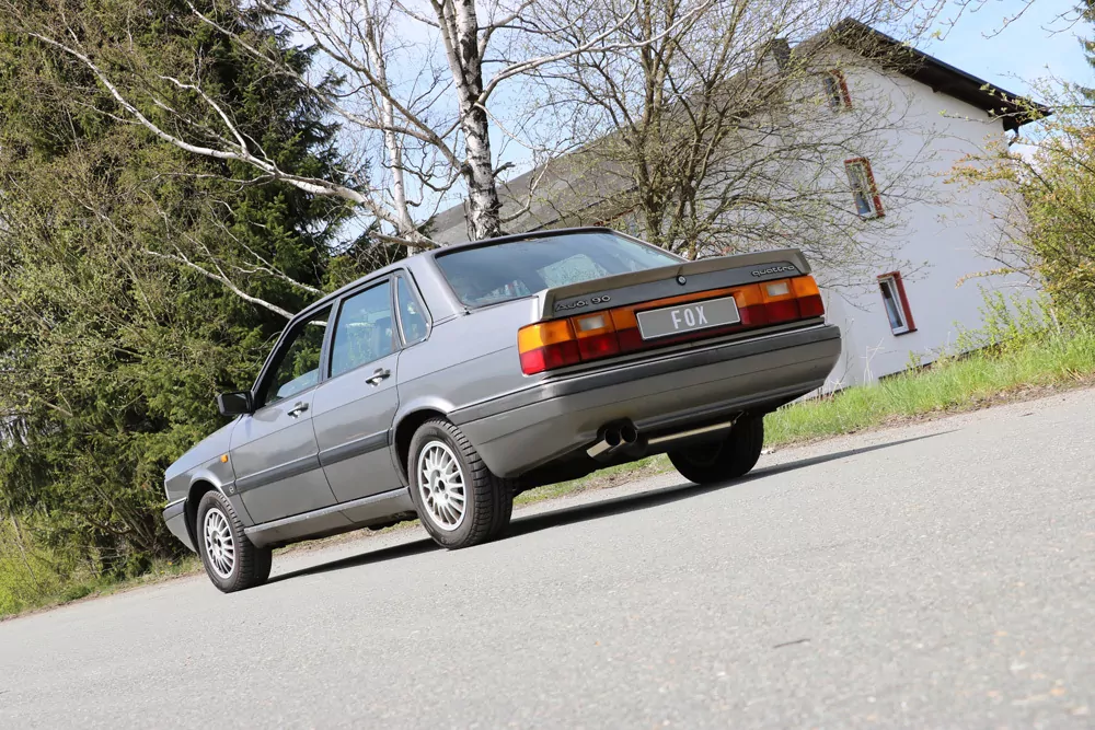 Audi 80/90 Typ 85 quattro Facelift  Endschalldämpfer - 2x76 Typ 10