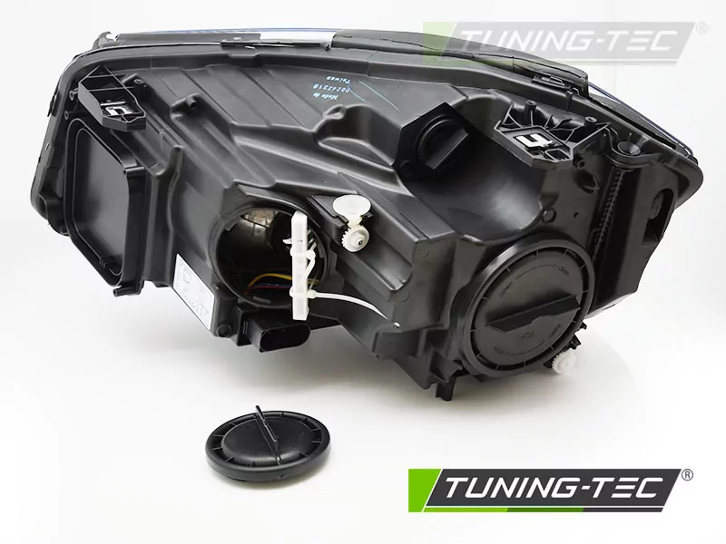 Headlight Black Right Side Tyc Fits Mercedes W176 12-18