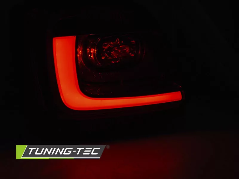 Led Bar Tail Lights Red Smoke Fits Vw Polo 09-14