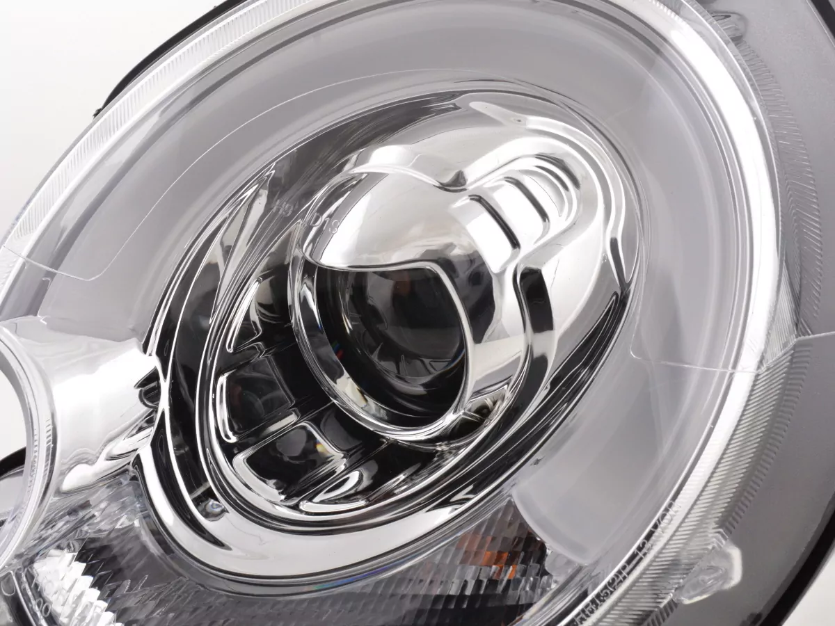 Scheinwerfer Set Daylight LED TFL-Optik Mini One / Cooper Bj. 06-10 chrom