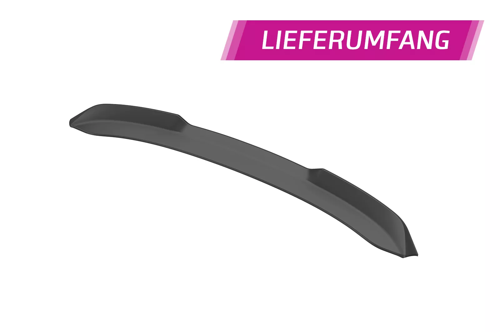 Heckflügel mit ABE für Citroen C3 Aircross 2 HF148 Schwarz Strukturiert