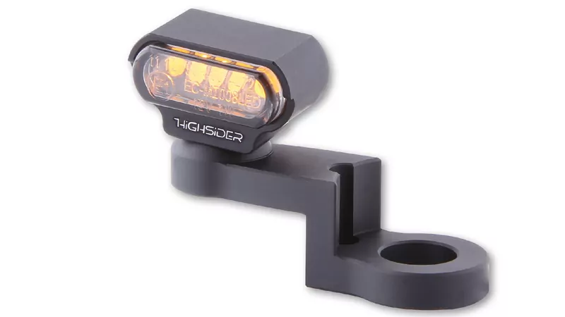 HIGHSIDER LED Blinker mit CNC Spiegelbefestigung TYP 1 E-geprüft