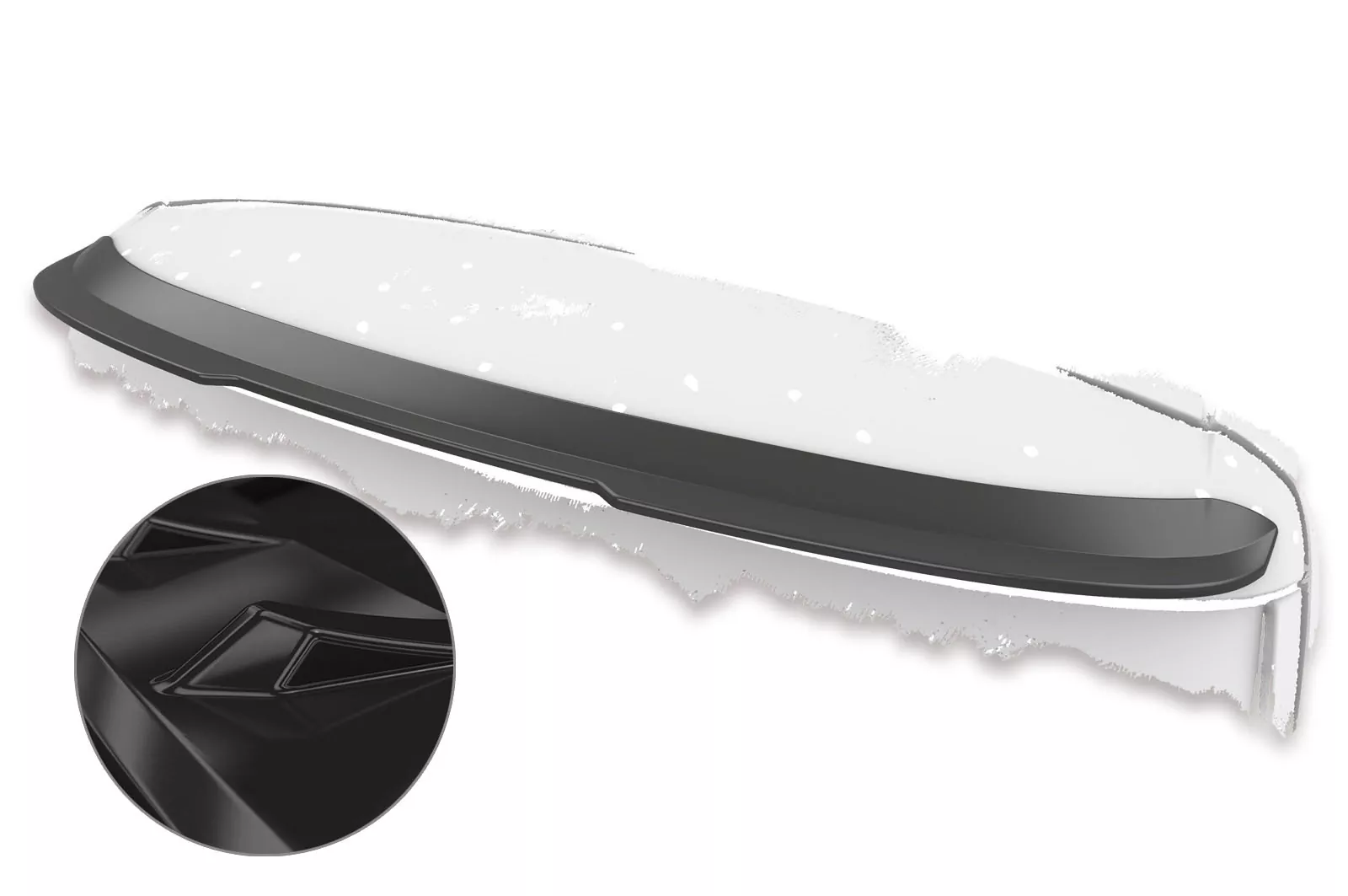 Heckflügel mit ABE für Ford S-Max MK 2 Glossy (schwarz hochglanz)