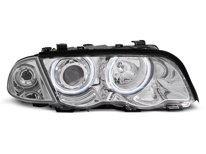 HEADLIGHTS ANGEL EYES CCFL CHROME fits BMW E46 05.98-08.01 S/T 