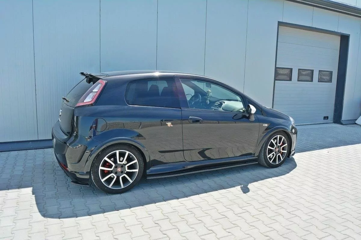 Seitenschweller Ansatz Passend Für Passend Für Fiat Punto Evo Abarth Schwarz Hochglanz Schwarz Hochglanz