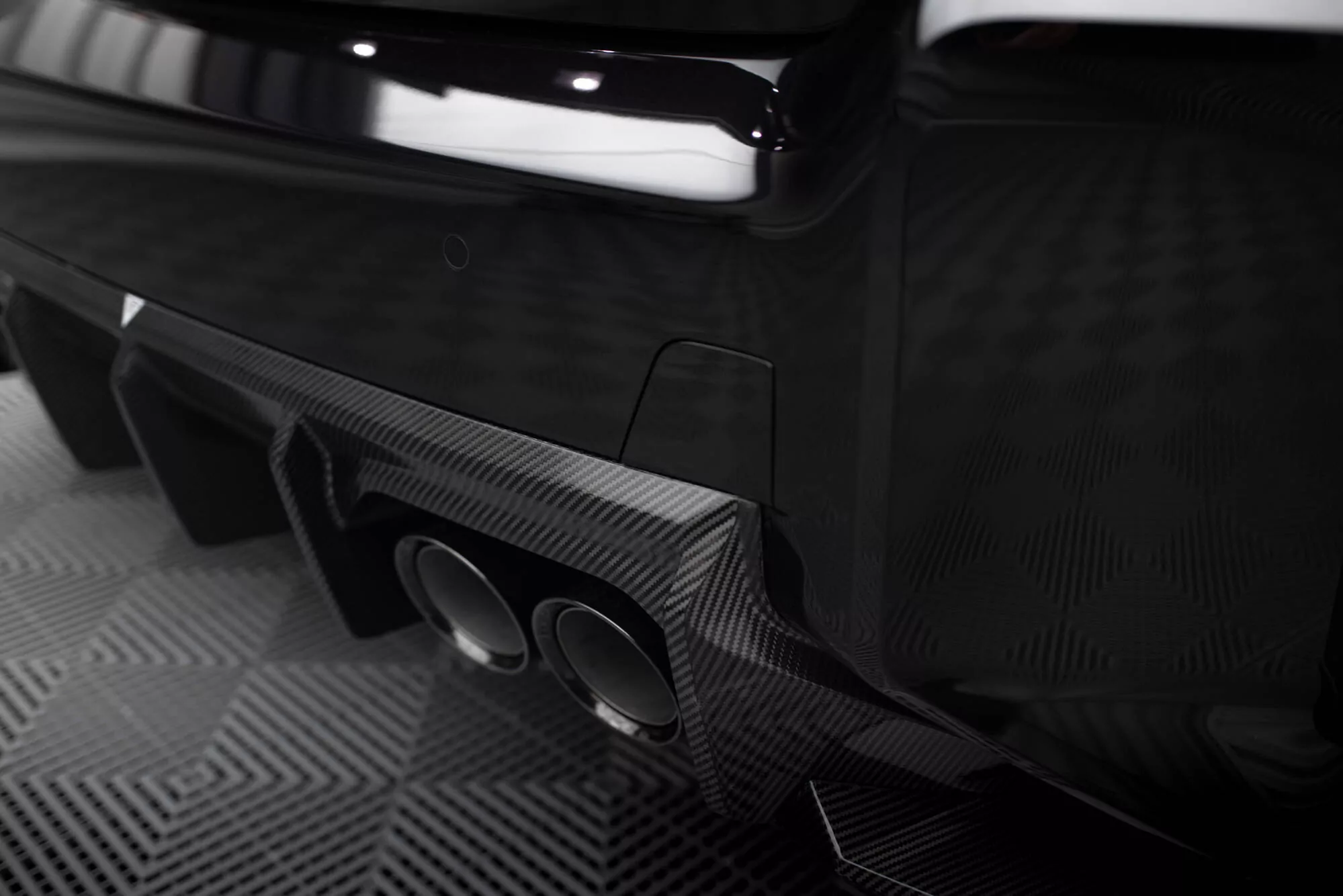 Prepreg Carbon Fiber Diffusor Heck Ansatz Für BMW M2 G87