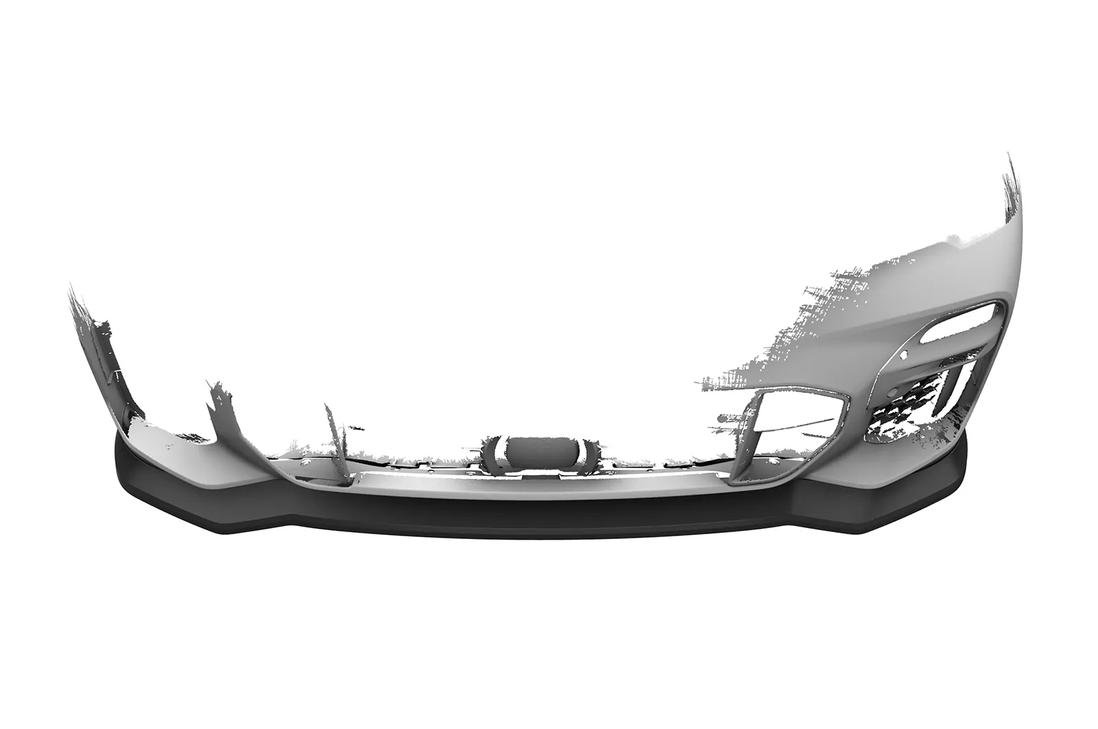 Cup-Spoilerlippe mit ABE für BMW X5 (G05) M-Paket CSL513 Schwarz Strukturiert