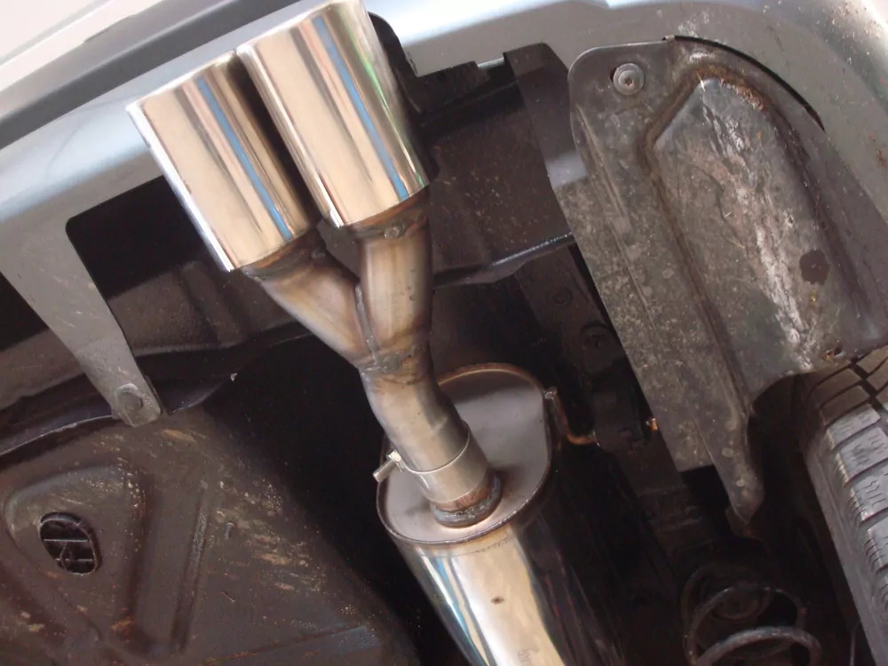 Peugeot 207 SW  Endschalldämpfer einseitig - 2x80 Typ 13