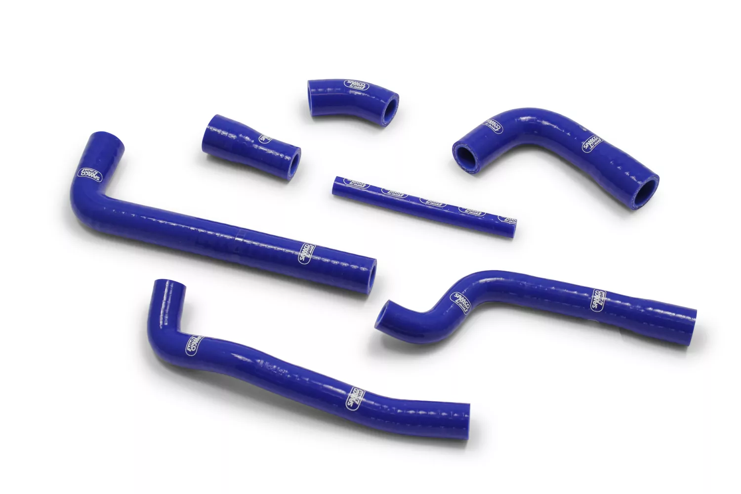 SAMCO SPORT Siliconschlauch Kit OEM-Design blau für Gas Gas EC250 XC250 EC300 XC300 alle 2 Takt Modelljahr 2018-2020