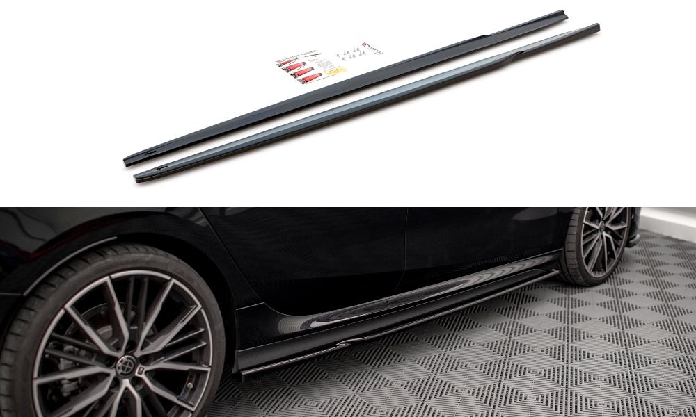 Street+ Seitenschweller Leisten Passend Für V.1 Passend Für BMW 2 Gran Coupe M-Paket / M235i F44 