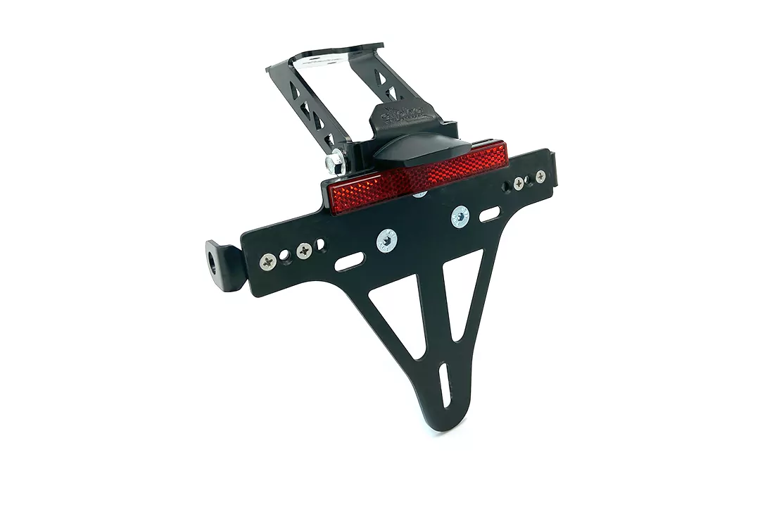 alpha Technik Kennzeichenhalter für Yamaha YZF-R1, Typ RN12 / RN19, Modelljahr 2004 - 2008