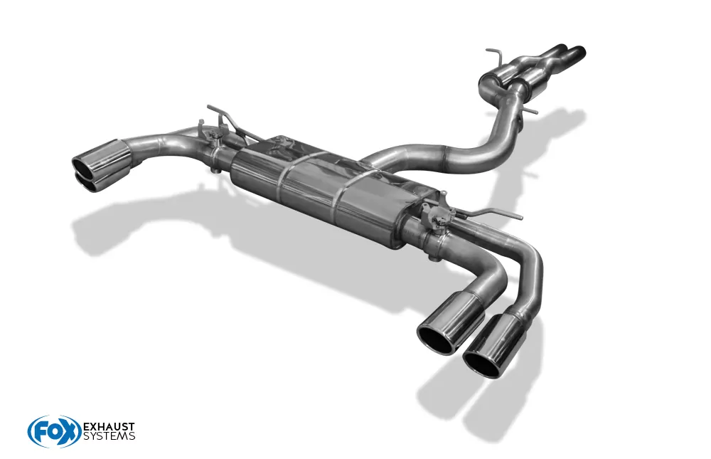 CUPRA Formentor 4x4 - VZ5  Endschalldämpfer mit 2 Abgasklappen - 2x115x85 Typ 44 rechts/links und Vorschalldämpfer