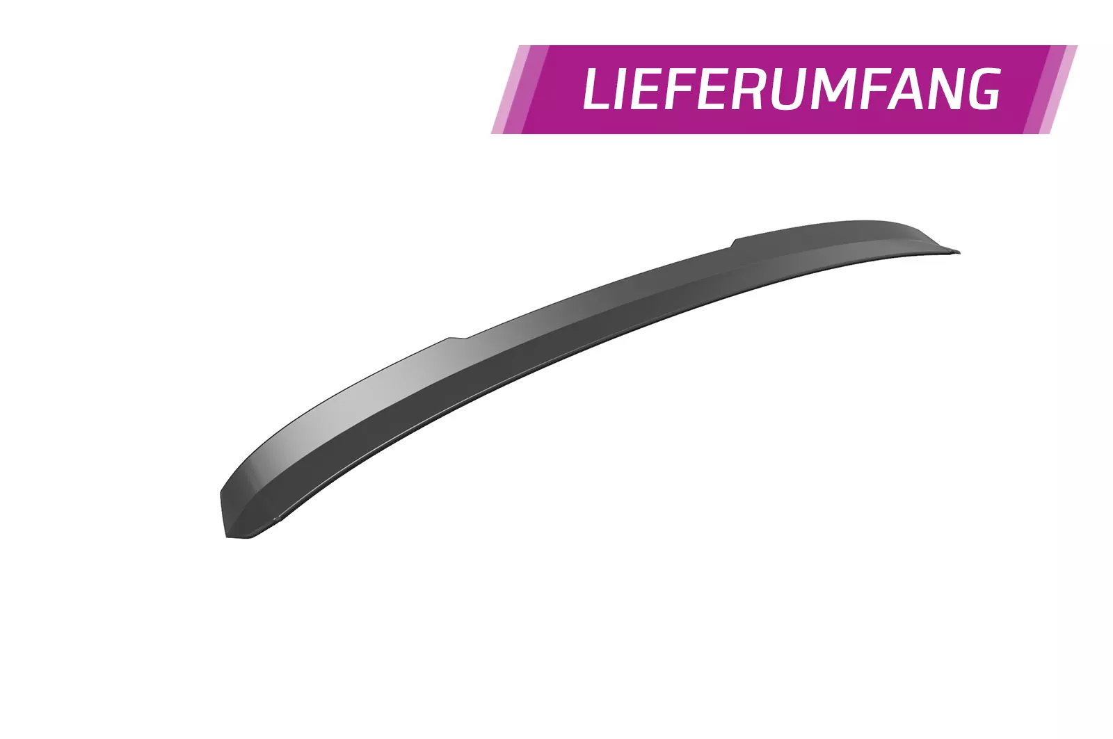 Heckflügel mit ABE für Audi A4 B8 (Typ 8K) Avant HF635 Strukturiert (schwarz matt)