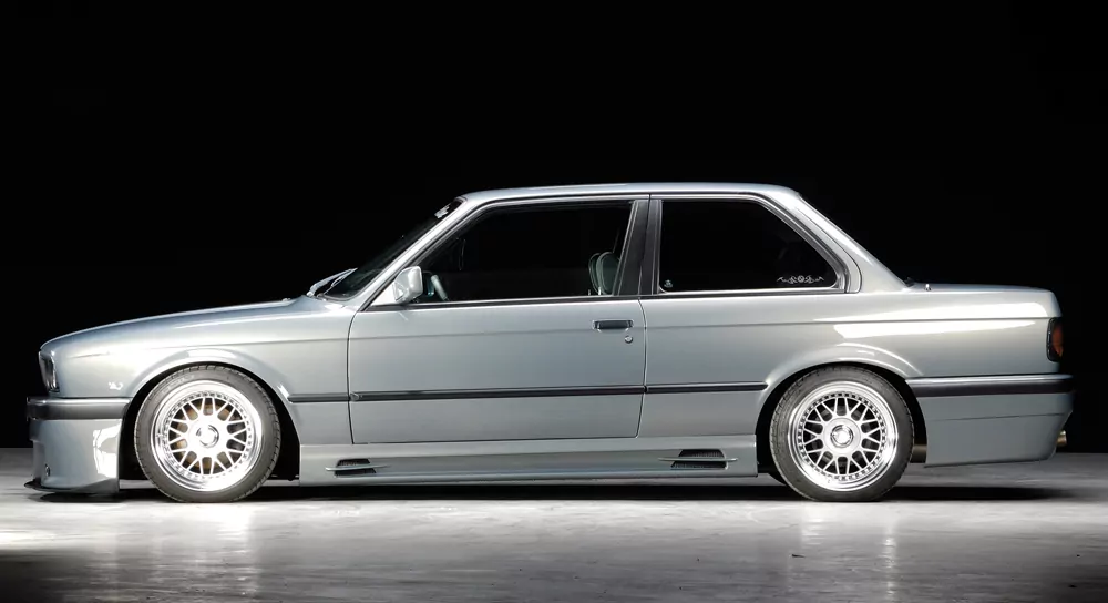 Rieger Seitenschweller für BMW 3er E30 - Cabrio   carbon optik