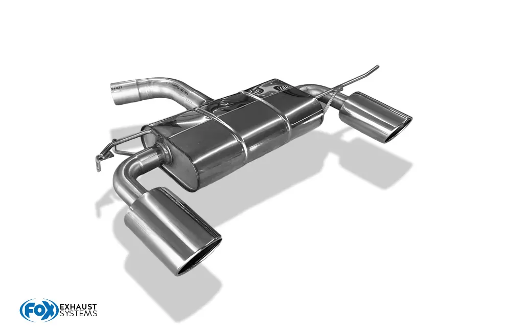 Audi A3 - 8P Sportback  Endschalldämpfer Ø70mm Ausgang rechts/links - 129x106 Typ 32 rechts/links