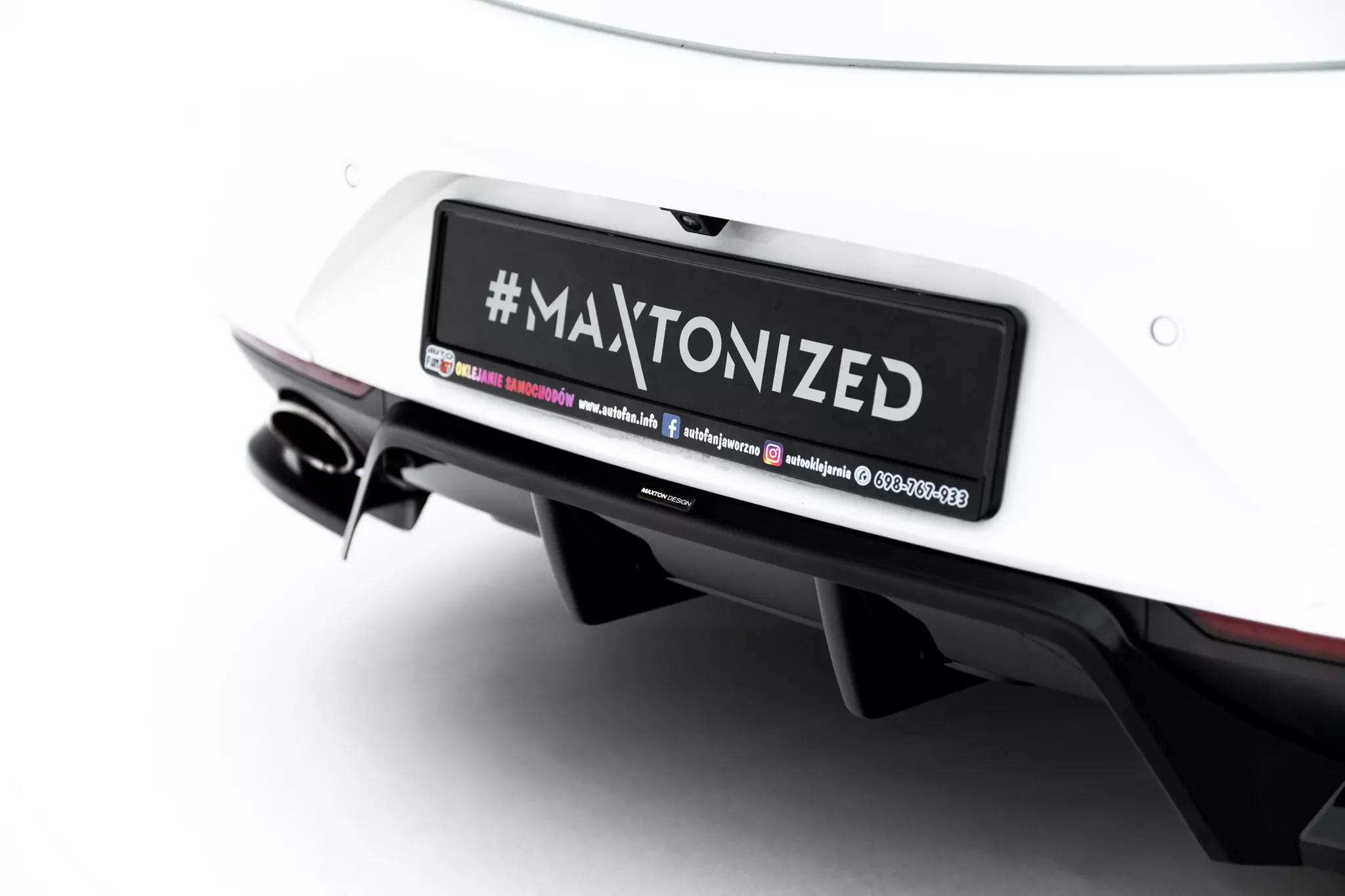 Mittlerer Cup Diffusor DTM Look Heck Ansatz Für Opel Insignia OPC-Line Mk2 