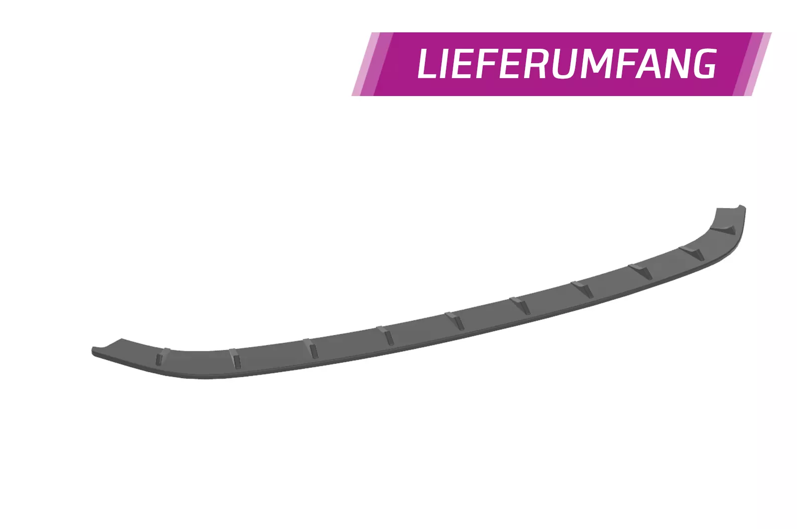 Cup-Spoilerlippe mit ABE für VW Golf 7 R / R-Line CSL679