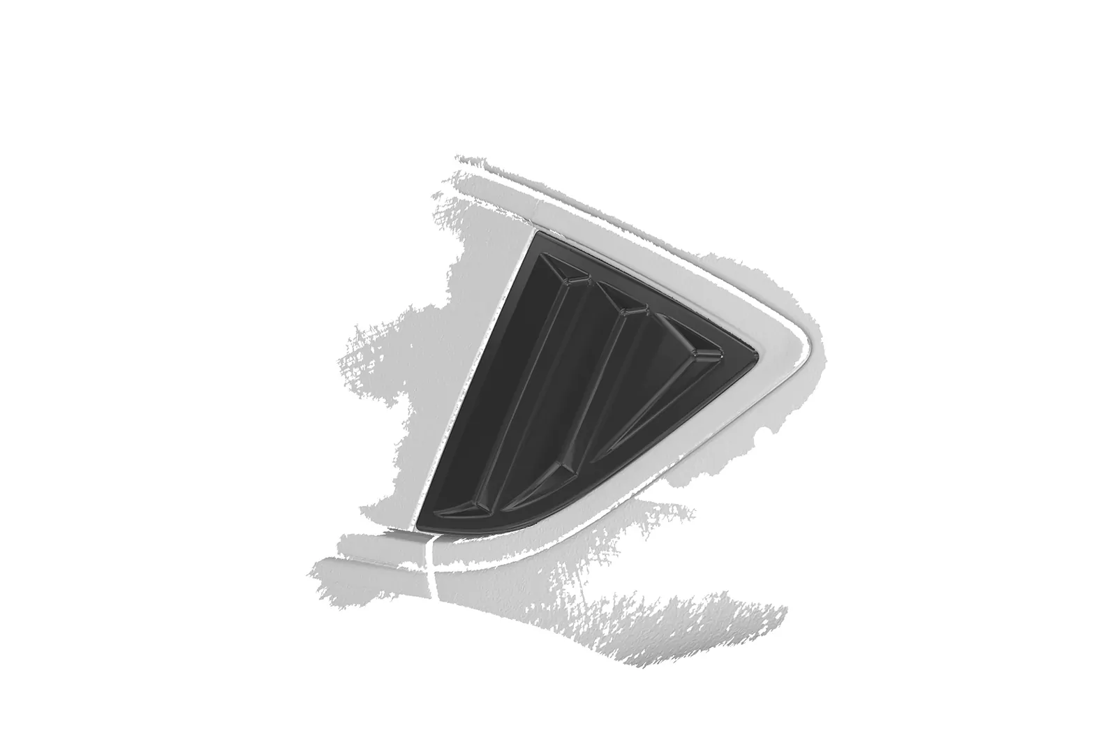 Seitenscheibenblenden für Toyota GR Supra (A90) SSB001 Schwarz Strukturiert