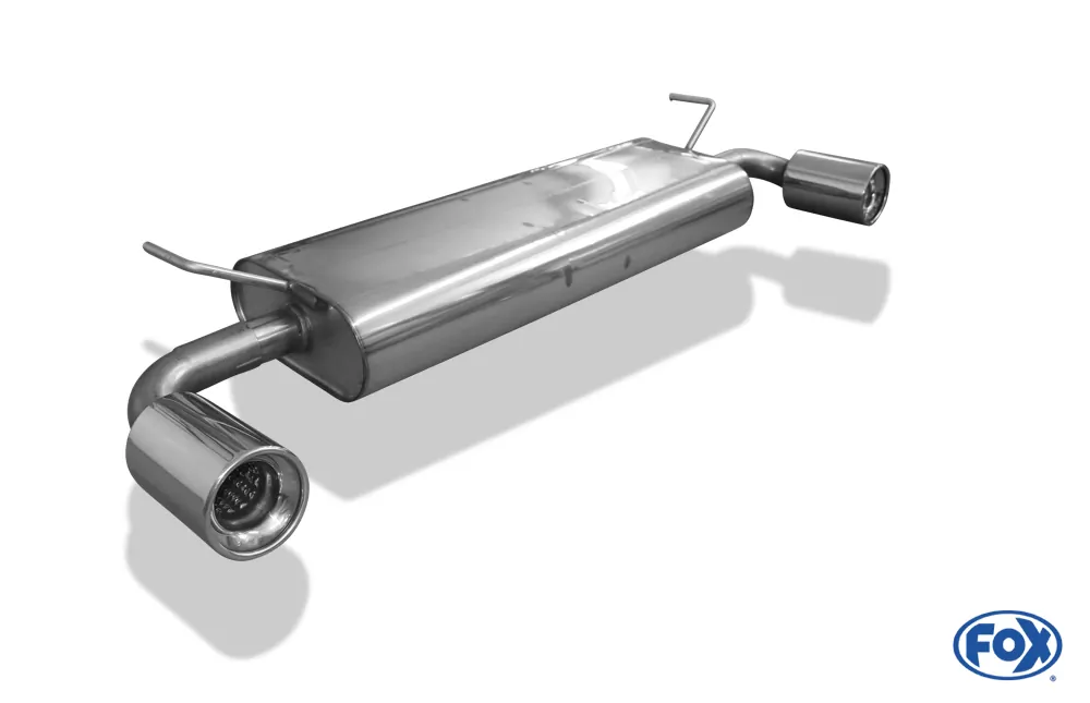 Nissan Qashqai Benzin  Endschalldämpfer quer Ausgang rechts/links - 1x100 Typ 13 rechts/links