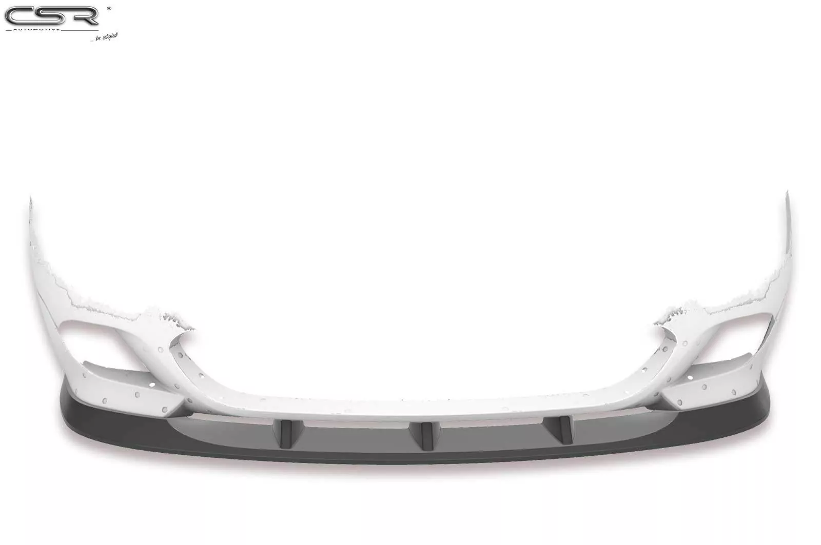 Cup-Spoilerlippe mit ABE für BMW 5er E60 / E61 CSL361-M Carbon Look (matt)