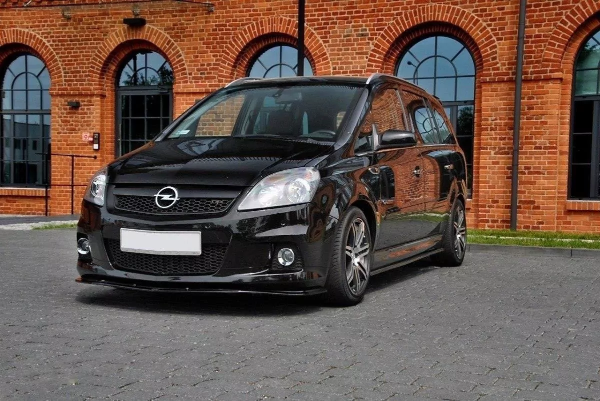 Front Ansatz Passend Für Passend Für OPEL ZAFIRA B OPC / VXR Schwarz Hochglanz Schwarz Hochglanz