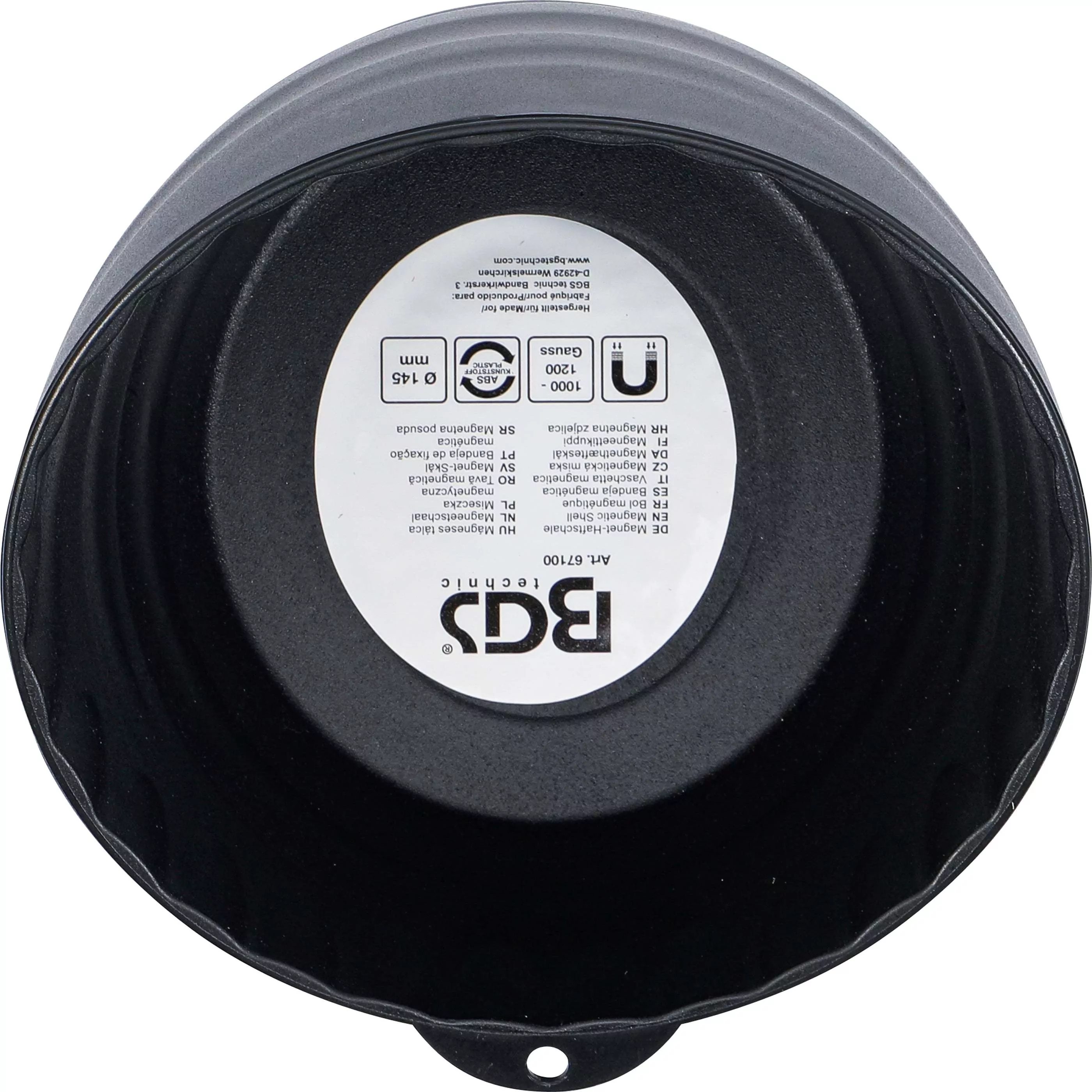 Magnet-Haftschale | extra hoher Rand | Ø 145 mm