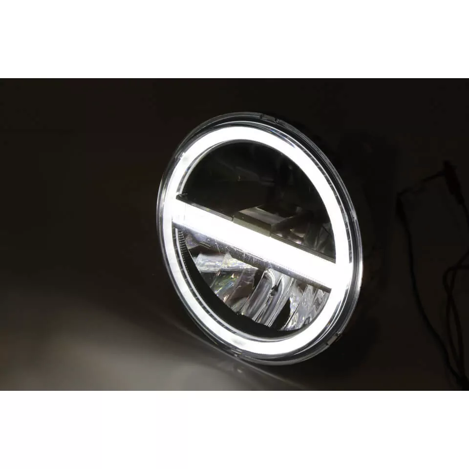 HIGHSIDER LED Hauptscheinwerfereinsatz TYP 6 mit TFL, rund, 5 3/4 Zoll E-geprüft