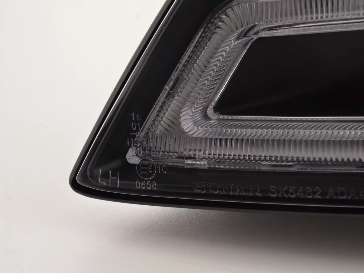 Scheinwerfer Set Daylight LED Tagfahrlicht Audi A4 Bj. 2008-2011 schwarz