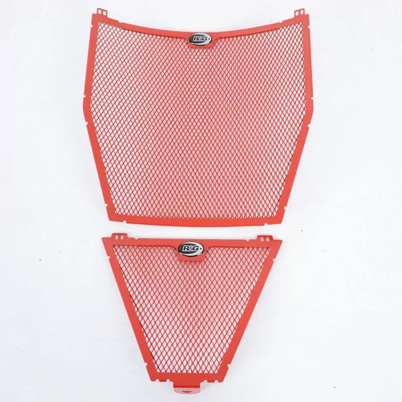 R&G Kühlergitter Schutz Set "RED" Wasser und Öl Ducati Streetfighter V4