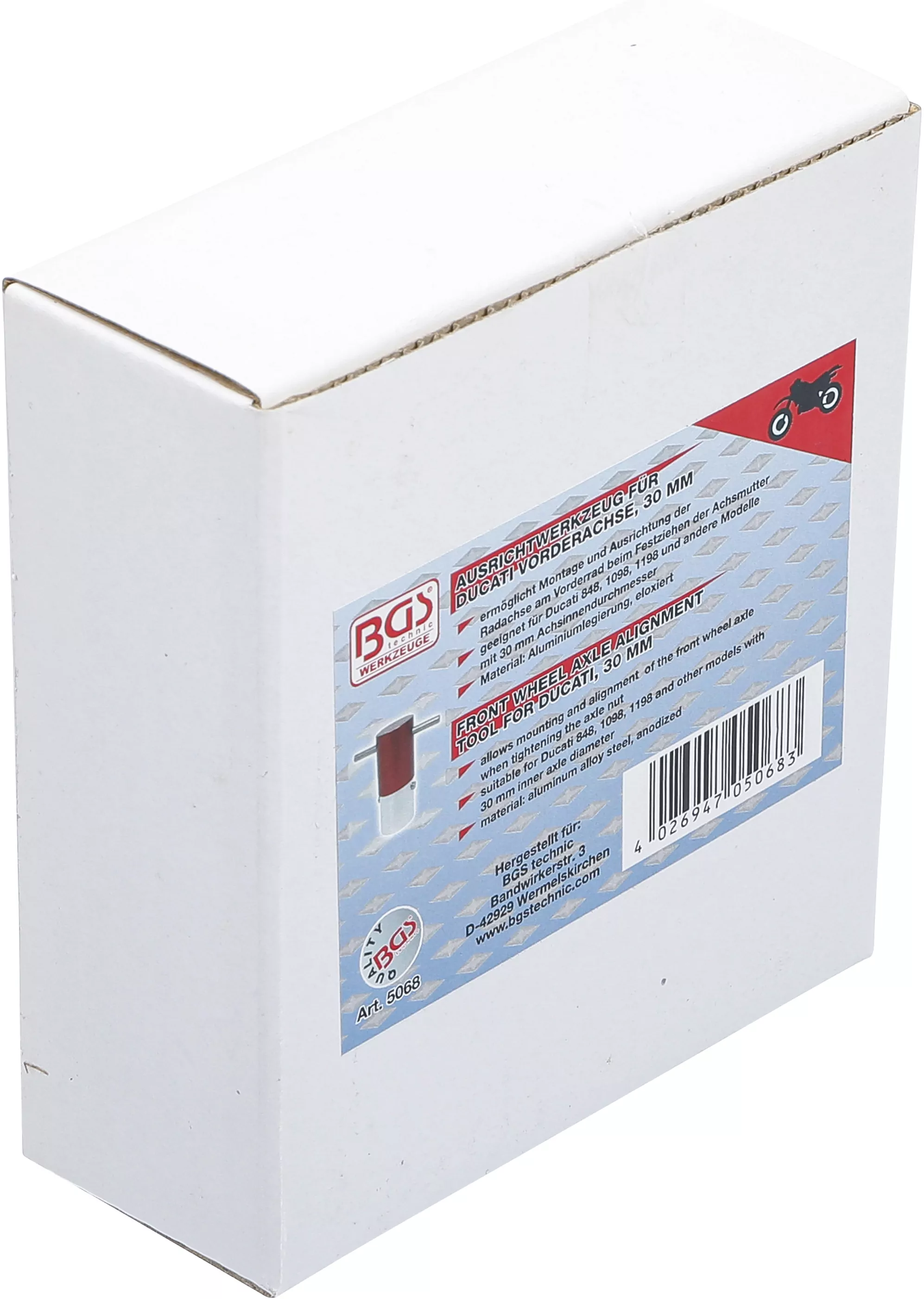 Vorderachsen-Ausrichtwerkzeug | für Ducati | Ø 30 mm