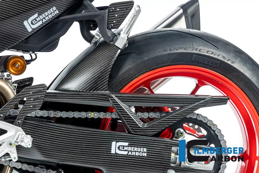 Ilmberger Carbon Kotflügel hinten matt für Aprilia RSV4 / Tuono V4 2021-