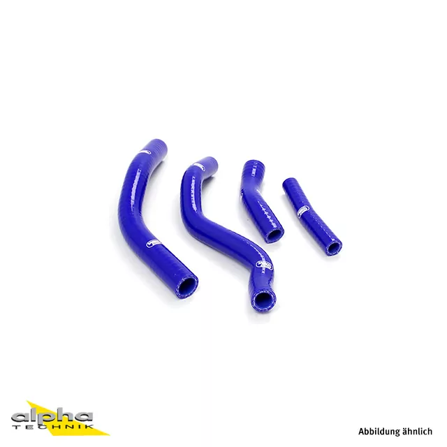 SAMCO SPORT Siliconschlauch Kit OEM Design blau für Yamaha YZ250F Modelljahr 2014-2018