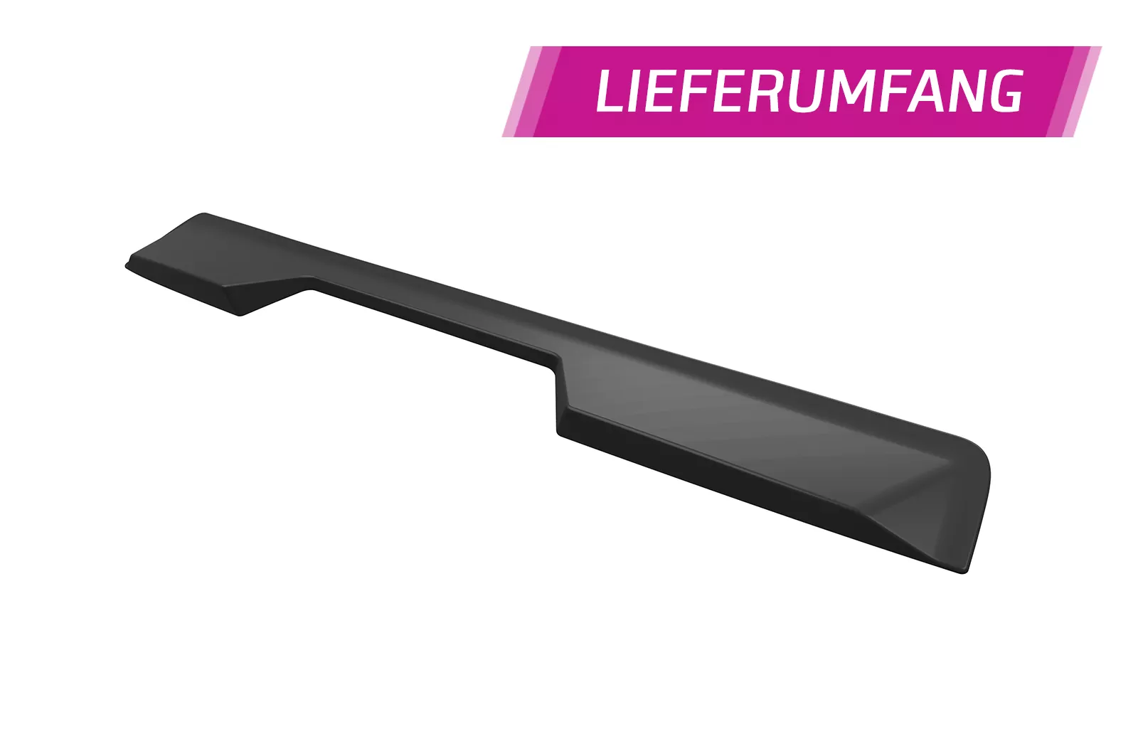 Heckscheibenblende für Audi A4 B8 (Typ 8K) Limousine HSB119 Schwarz Strukturiert