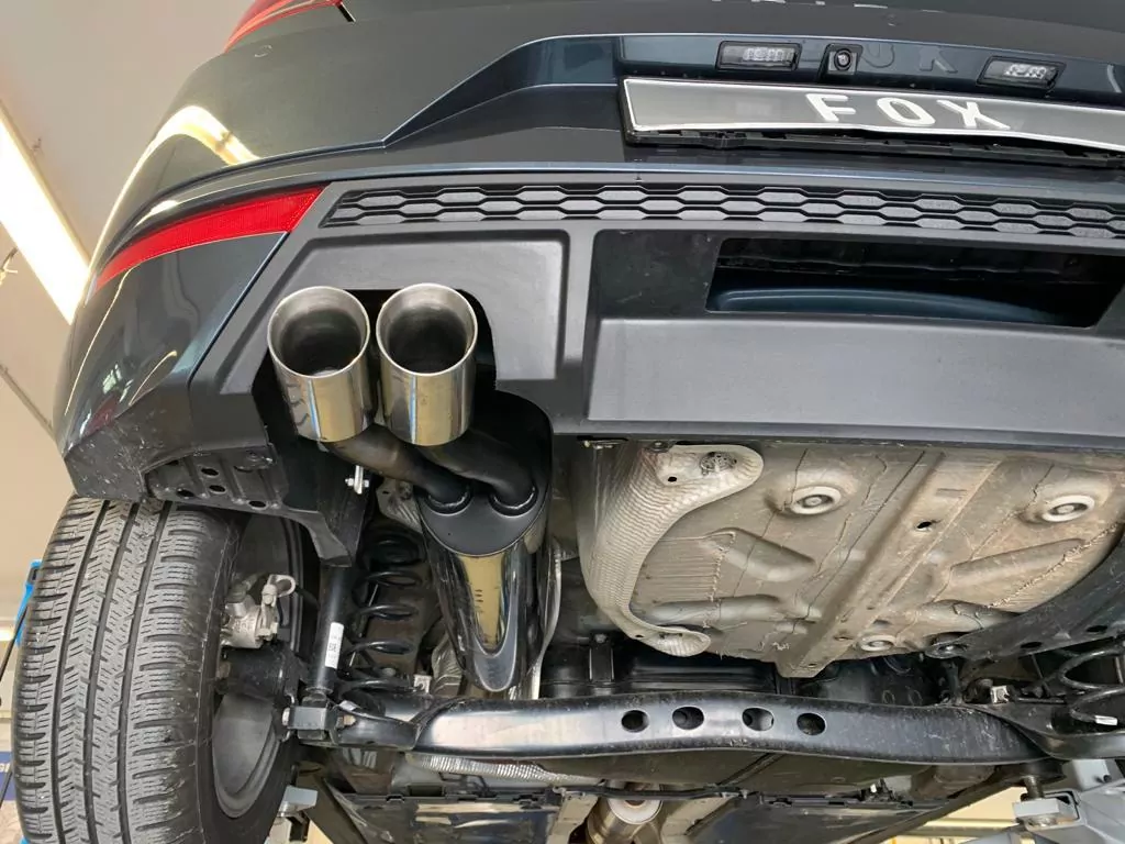 Opel Astra J Sports Tourer 1,4l  Endschalldämpfer quer Ausgang rechts/links - 115x85 Typ 32 rechts/links