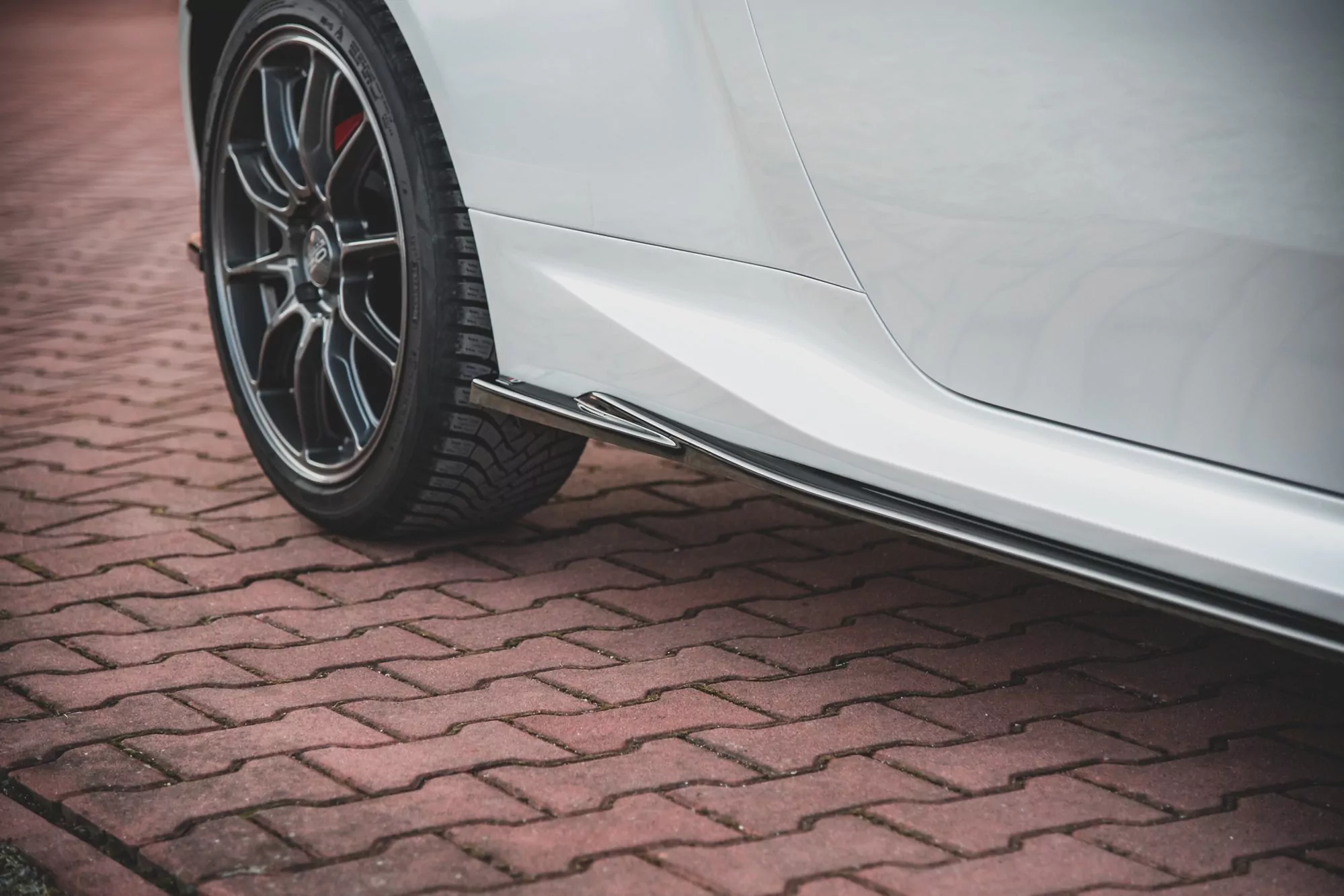 Seitenschweller Ansatz Für V.1 Für Toyota GR Yaris Mk4 Schwarz Hochglanz