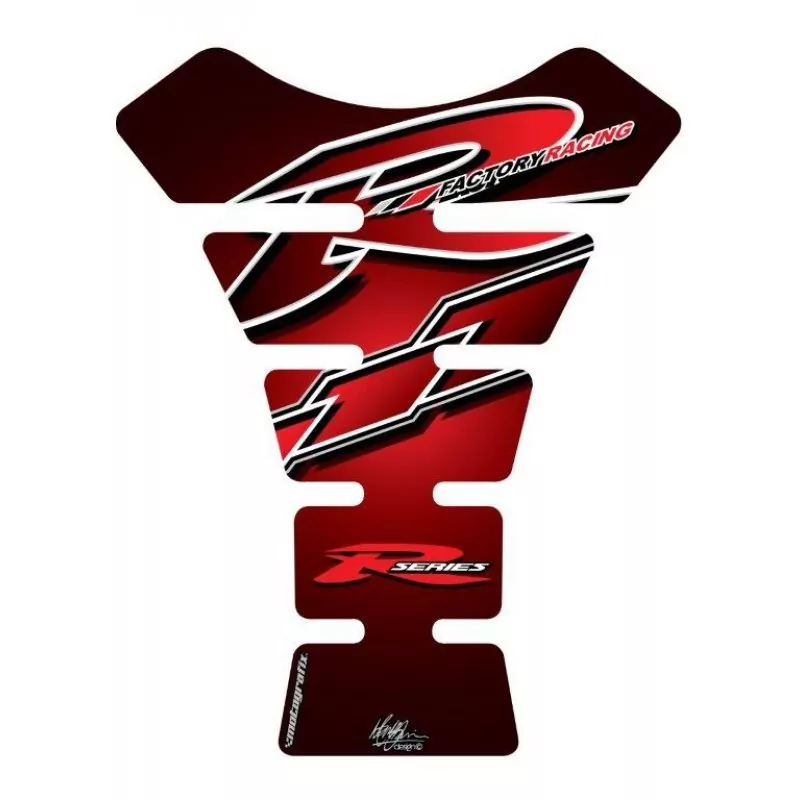 Motografix Yamaha YZF R6 / R1 / R25 / R3 3D Gel Tank Pad Protector TY003R