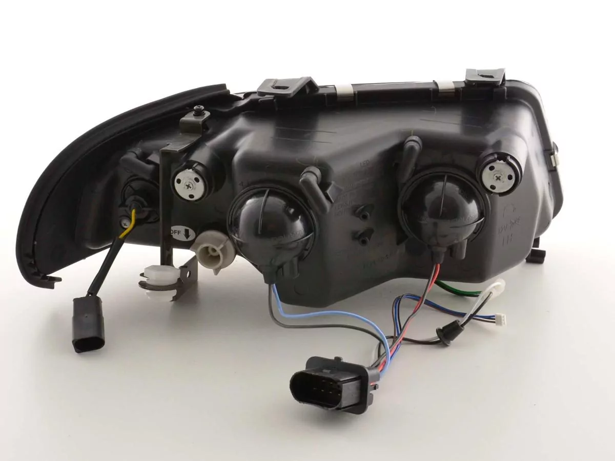 Scheinwerfer Set Daylight LED TFL-Optik Audi A4 Typ B5 Bj. 99-01 chrom