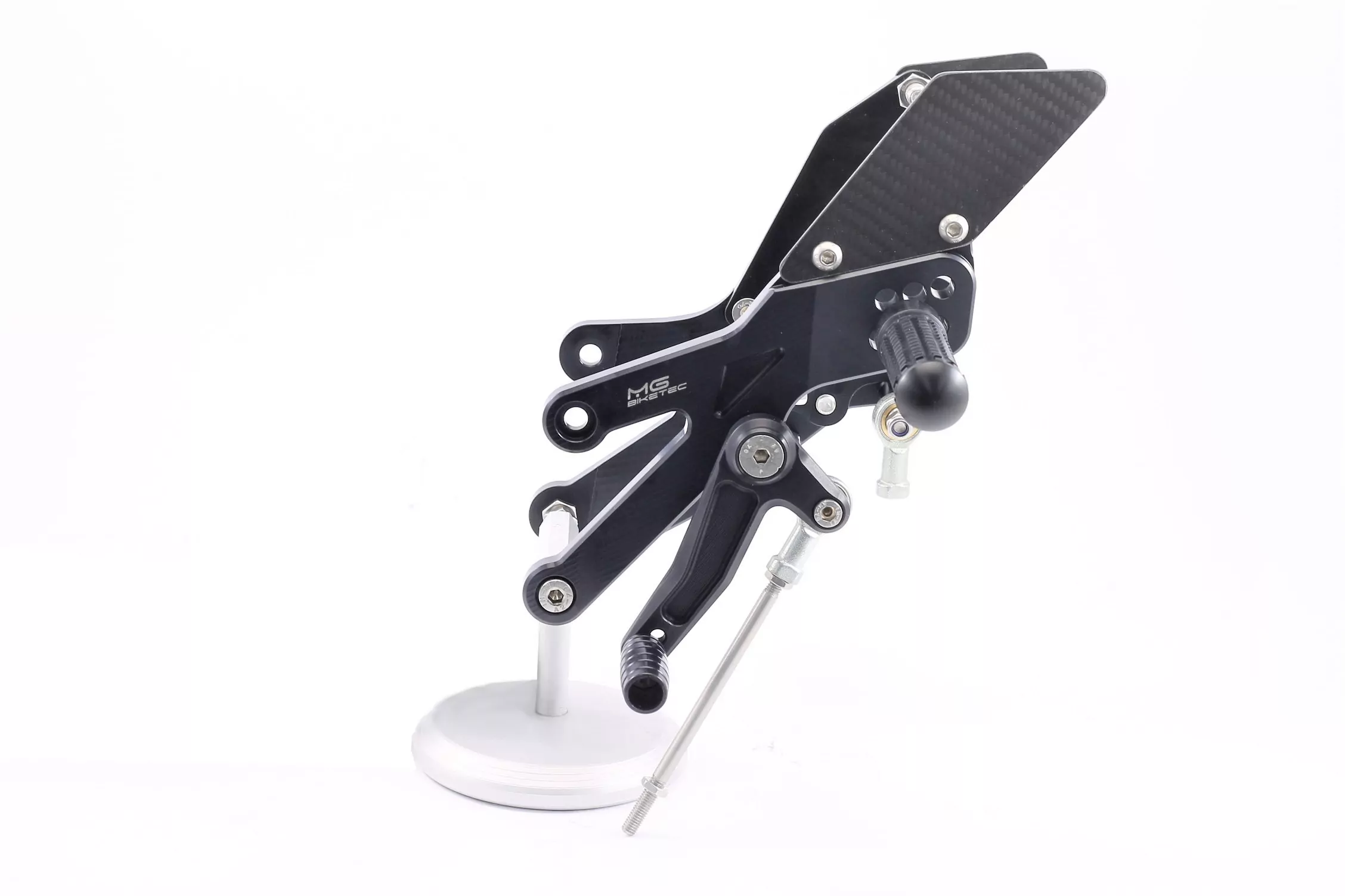 MG Biketec Sportfussrastenanlage / Rastenanlage / Fußrastenanlage mit ABE, gültig in D - A - CH für Yamaha YZF-R3 ab 2017