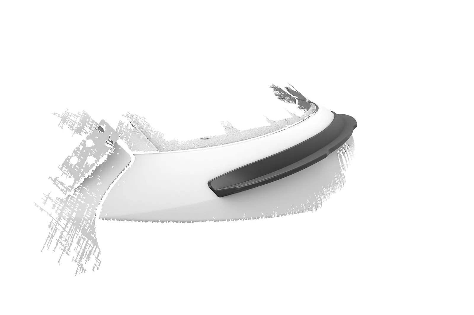 Heckflügel mit ABE für Audi Q3 (8U) HF094 Schwarz Strukturiert