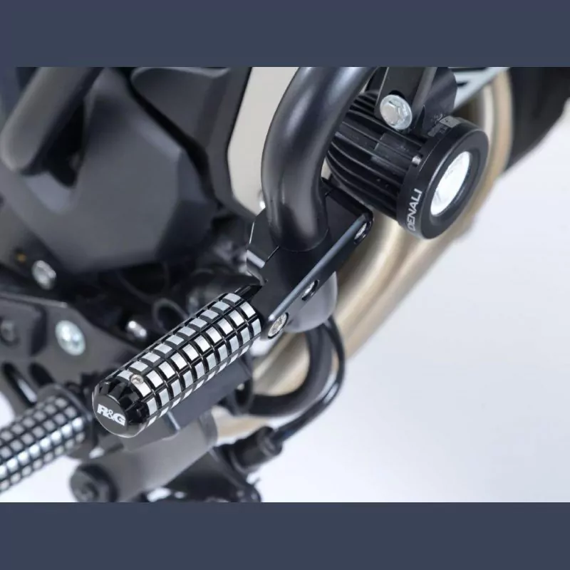 R&G Universal Highway Fußrasten für 1"(25.4mm) / 7/8" (22mm) Sturzbügel