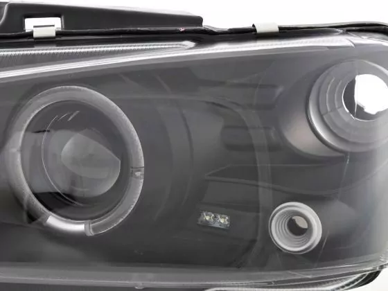 Scheinwerfer Set Peugeot 106 Bj. 96-03 schwarz