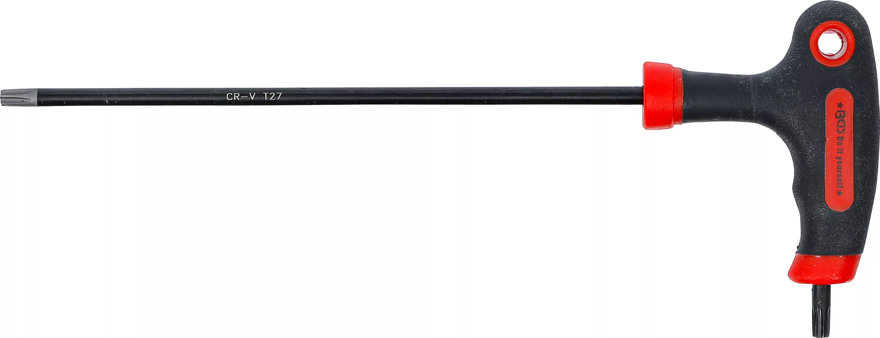 Schraubendreher mit T-Griff und seitlicher Klinge | T-Profil (für Torx) mit/ohne Bohrung T27